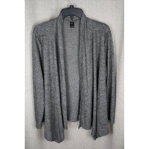 Emery Rose Women's Open Cardigan Size 1XL Dark Gray